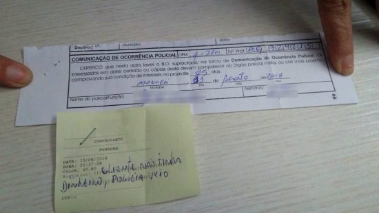  Empresa não aceitou o pagamento com o cartão do benefício e chamou a polícia. Casal não foi preso - Foto Reprodução/G1PR/Luzia Batista)